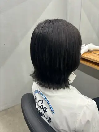 ミディアム カラー ゆりか /透明感カラーのヘアスタイル