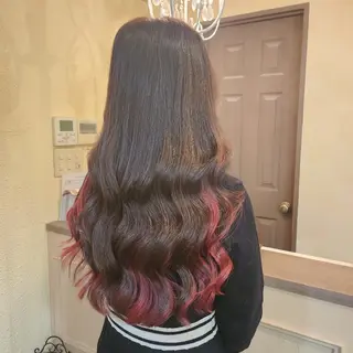 ロング ヘアアレンジ 田井中 悠紀のヘアスタイル