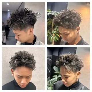パーマ メンズ 🔥フェザーパーマ 特化🔥勇斗のヘアスタイル