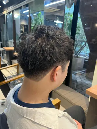 ショート メンズ 透明感カラー🤎 ゆりのヘアスタイル