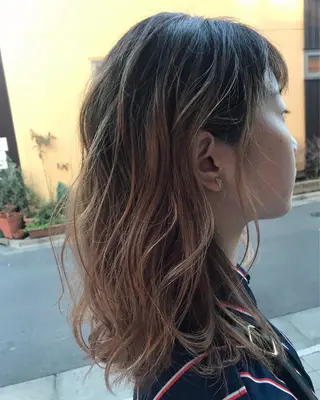 セミロング 高円寺　メンズカット 武内和樹のヘアスタイル