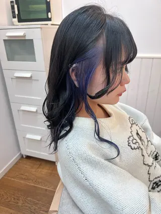 ロング カラー ✂︎HITOMI✂︎ 副店長のヘアスタイル