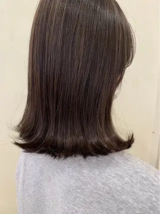 ミディアム 韓国ヘア ‎⟡.·KANA🐥のヘアスタイル