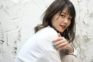 セミロング 中山 泰徳のヘアスタイル