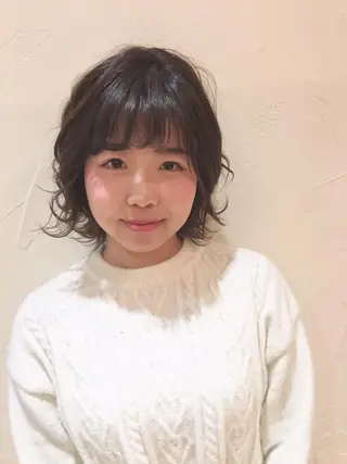 ショート カラー シマダ アユミのヘアスタイル
