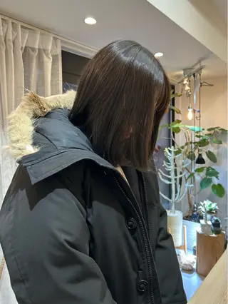 ミディアム ayaka ［sou］のヘアスタイル