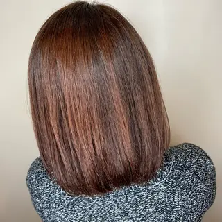 ミディアム カラー FLAGS YAMATOのヘアスタイル