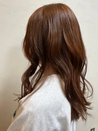 ロング 木村🌟髪質改善ケア 💎デザインカラーのヘアスタイル