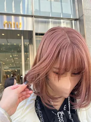 ミディアム 🤎𝐌𝐚𝐨⌇ お悩み解決美容師🤎のヘアスタイル