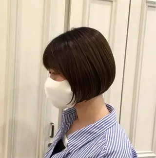 ミディアム カットモデル 募集中✨武田夏帆のヘアスタイル