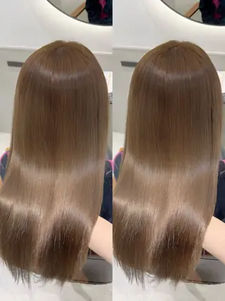 ロング 艶髪カラー🫧 髪質改善🪽萩原のヘアスタイル