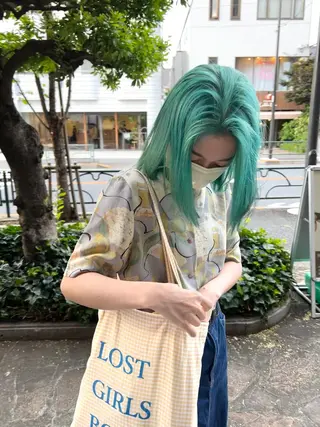 ミディアム tokute Takahashiのヘアスタイル