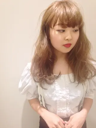 ロング カラー yuki watanabeのヘアスタイル