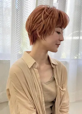 ショート カラー ショートヘア、ボブ こやさん　コヤマのヘアスタイル