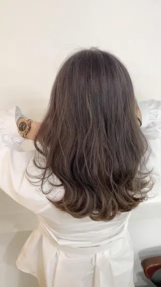 ミディアム カラー パーマ ヘアアレンジ nico【代表】 市川　拓也のヘアスタイル