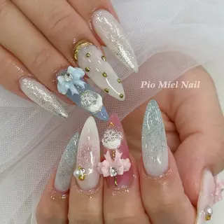 ネイル HANA 長さだしのネイルデザイン