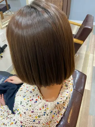 ミディアム カラー パーマ ヘアアレンジ 似合わせhair🌼 misakiのヘアスタイル