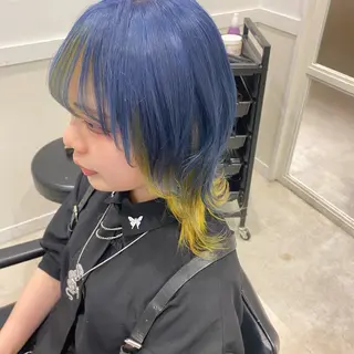 セミロング カラー 🌼透け感カラー 🌼Rinaのヘアスタイル