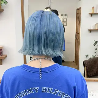 ショート カラー 山口滉斗/艶カラー 縮毛矯正/髪質改善のヘアスタイル