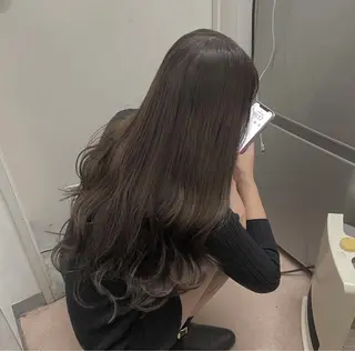 ロング 道場 聡夏のヘアスタイル