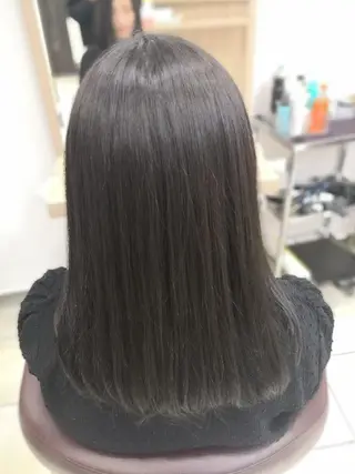 ミディアム 🩶ハイライトカラー 🩶ASH西葛西鈴木のヘアスタイル