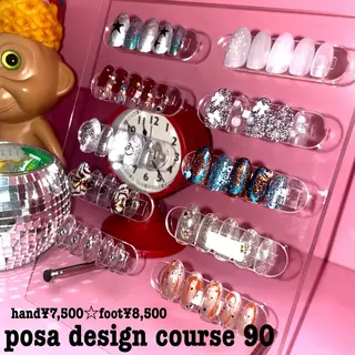 ネイル posa nail モエミのネイルデザイン
