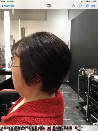 ショート Annon プライベートサロンのヘアスタイル