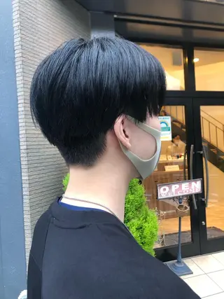 ショート メンズパーマ、カラー 大募集村上莉奈のヘアスタイル