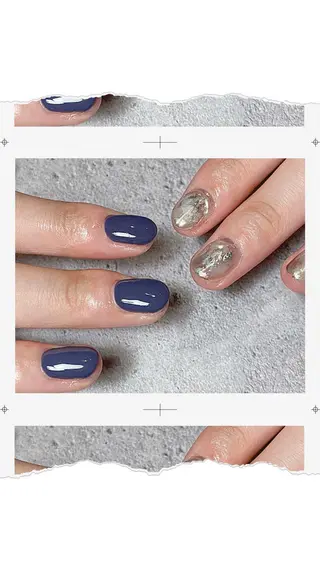 ショート カラー ネイル マツエク・マツパ illum hicariのネイルデザイン