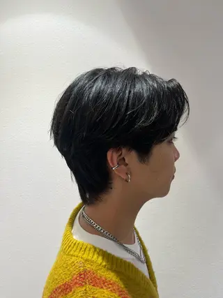 メンズ ブリーチなし 暖色カラー/井上あいのヘアスタイル