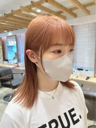 ミディアム 新宿 木下拓哉のヘアスタイル