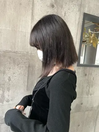 ミディアム カラー Hair Labo ASH  あみん♡のヘアスタイル