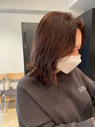 ミディアム カラー hazuki 🌝のヘアスタイル