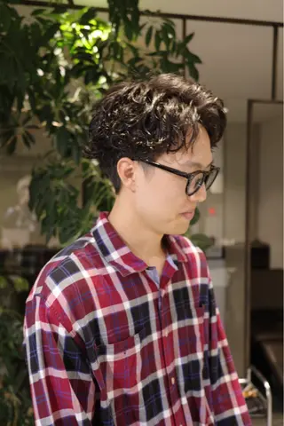 ショート パーマ メンズ 🌀渋谷ボブパーマ 🌀河野瑠太のヘアスタイル