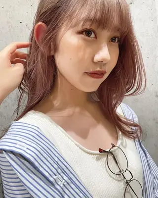 ロング カラー RISAKO レイヤーカット🎀のヘアスタイル