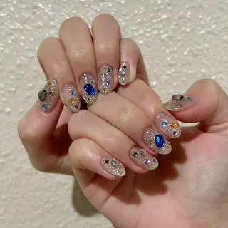 ネイル パラあり！フィルイン 美フォルムのネイルデザイン