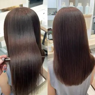 ロング カラー かずや🍀/髪質改善 /艶髪カラー/眉毛のヘアスタイル