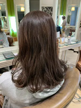 セミロング カラー パーマ ヘアアレンジ メンズパーマ特化🔥 ツイスパ/シャドウのヘアスタイル