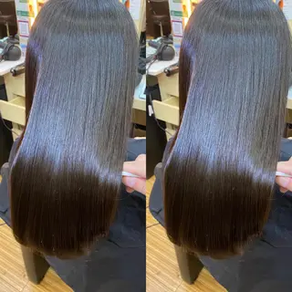 セミロング 髪質改善/浅沼 亮のヘアスタイル