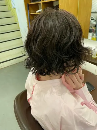 ショート カラー パーマ hazuki 🌝のヘアスタイル