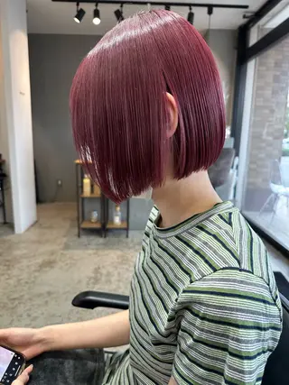 ショート カラー 🍀石川尚之🍀 HELIMのヘアスタイル