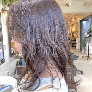 セミロング カラー ヘアアレンジ 【ダメージレス施術】 【透明感】北村 拓也のヘアスタイル