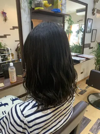 セミロング カラー サトウ シューイチのヘアスタイル