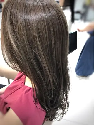 ミディアム カラー 山崎俊輔/髪質改善 /バレイヤージュのヘアスタイル