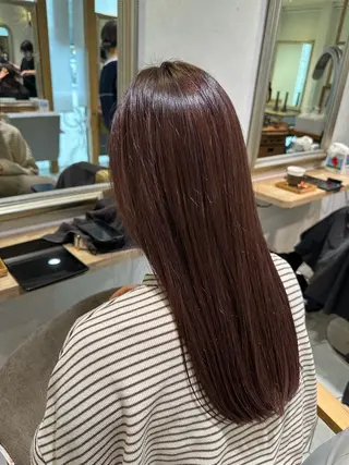 カラー 長谷川 幸帆のヘアスタイル