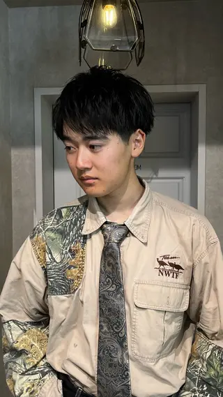 ショート メンズ HARUKI🏔️/ メンズ/透けブラウンのヘアスタイル