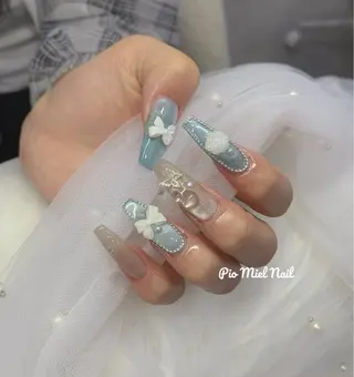 ネイル HANA 長さだしのネイルデザイン