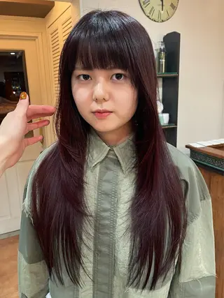 ロング ら んのヘアスタイル