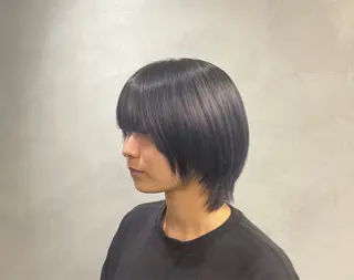ミディアム カラー ヘアアレンジ fifth 石川 凪のヘアスタイル