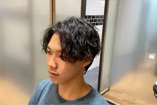 ミディアム パーマ メンズ サトウ コウキ  メンズのヘアスタイル